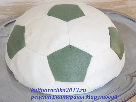 торт футбольный мяч