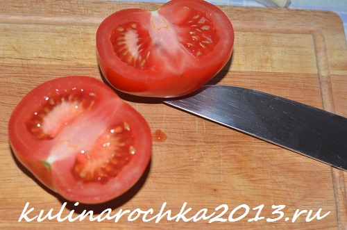 подготовка помидор к фаршированию