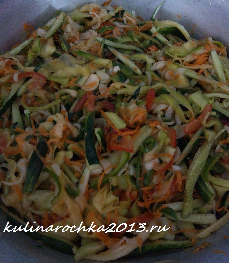 салат из кабачков по-корейски