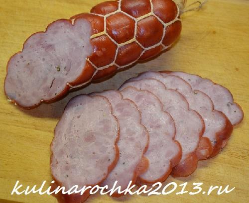 колбаса свино-куриная рубленая