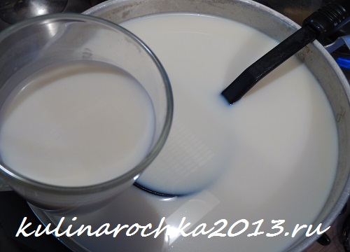 вносим закваску в молоко