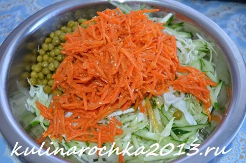 капуста по-корейски с морковью