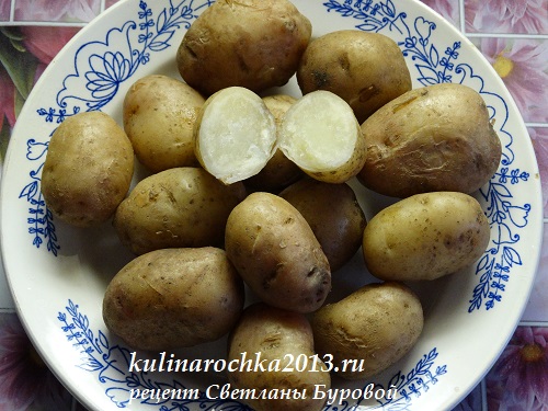 картофель в микроволновке