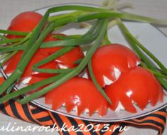 фаршированные помидоры с творогом и зеленью