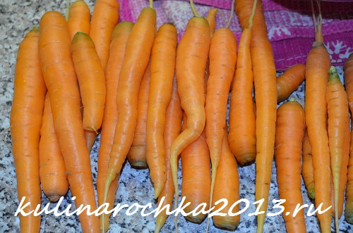 сушёная морковь