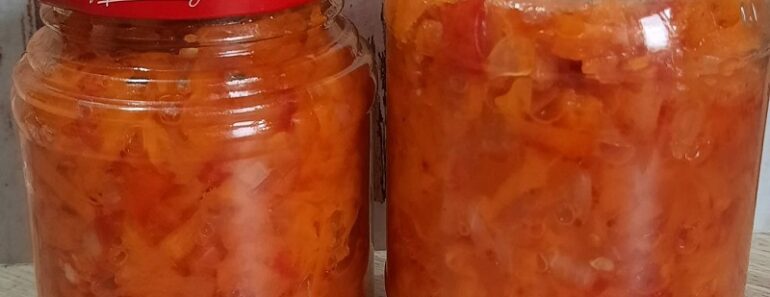 зажарка на зиму из моркови