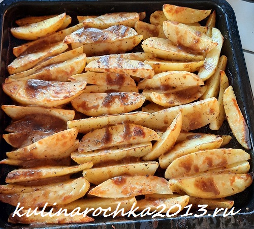 шашлык в духовке с запечённым картофелем