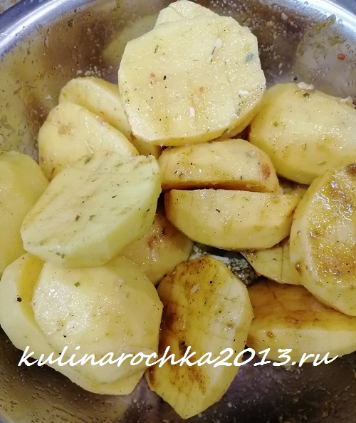 картофель в духовке с сыром
