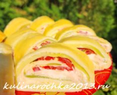 рулет из кабачков